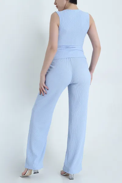 Bebe Mavisi Tokalı Krinkıl Kadın İkili Takım 454729
