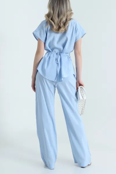 Bebe Mavisi Tokalı Modal Kadın İkili Takım 467312