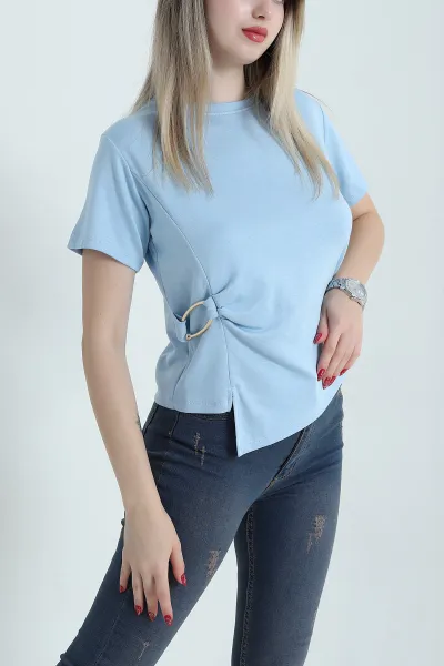 Bebe Mavisi Tokalı Oysho Kadın Bluz 471566
