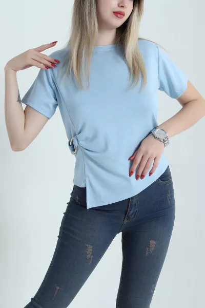 Bebe Mavisi Tokalı Oysho Kadın Bluz 471566