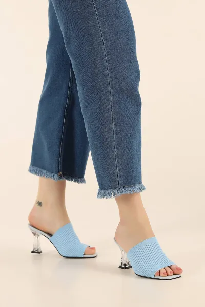 bebe-mavisi-triko-seffaf-topuklu-terlik-345762