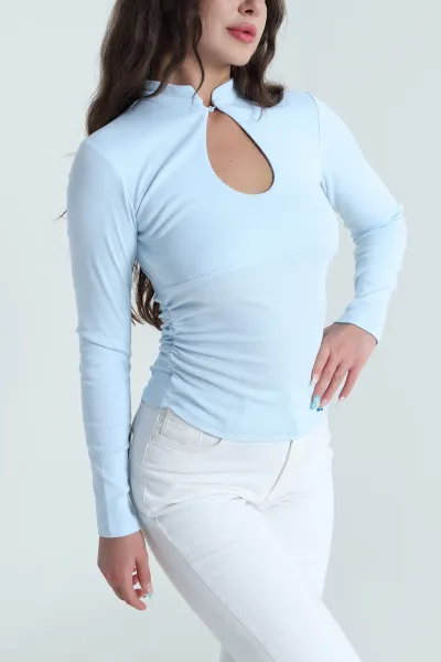 bebe-mavisi-yani-buzgulu-viskon-kadin-bluz-484505