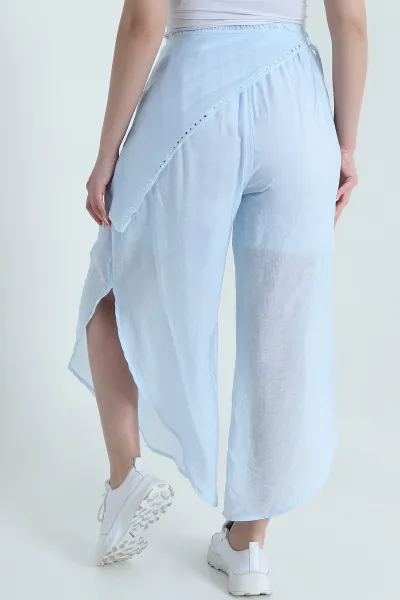Bebe Mavisi Yeni Sezon Astarlı Tensel Kadın Pantolon 462707