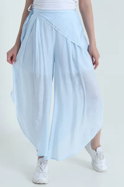 Bebe Mavisi Yeni Sezon Astarlı Tensel Kadın Pantolon 462707