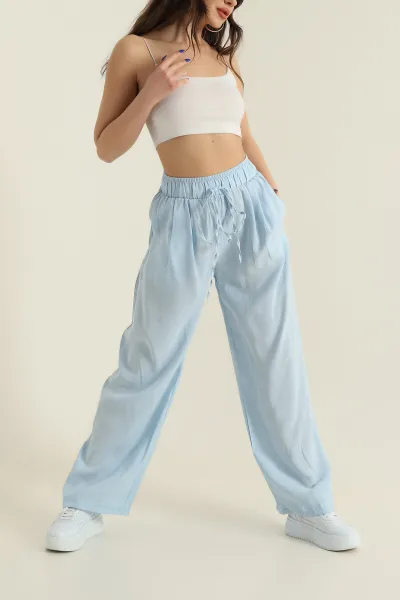 Bebe Mavisi Yeni Sezon Modal Kadın Pantolon 425238