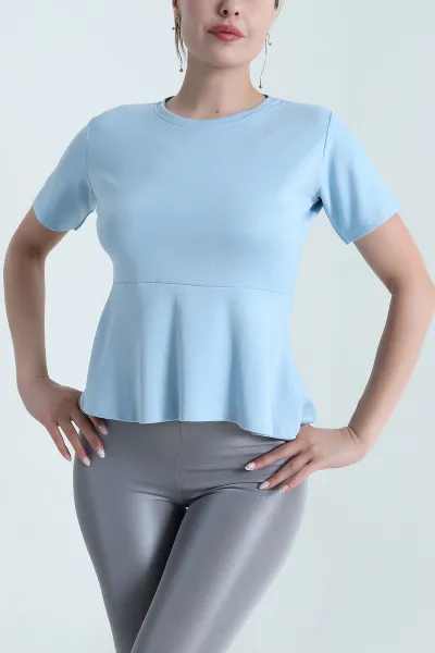 Bebe Mavisi Yeni Sezon Oysho Kadın Bluz 475816