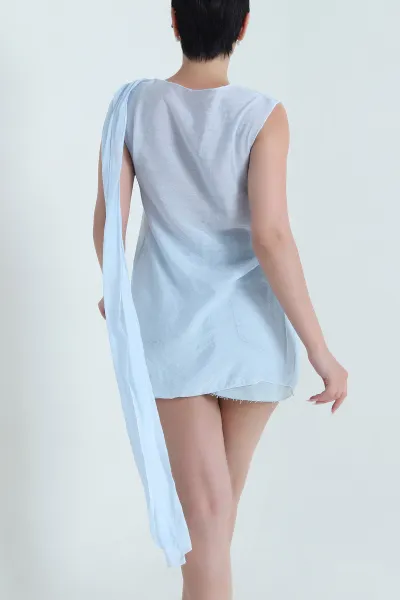 Bebe Mavisi Yeni Sezon Tensel Kadın Bluz 462702