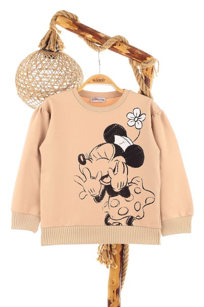 bej-1-4-yas-cicekli-fare-baskili-kiz-bebek-sweat-155274