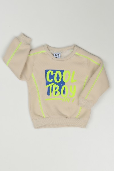 bej-1-4-yas-cool-tboy-baskili-erkek-cocuk-sweatshirt-85630
