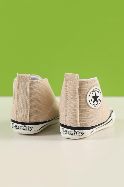 Bej (18-19 Pappa) Bilekli İlk adım Bebe Ayakkabısı 215370