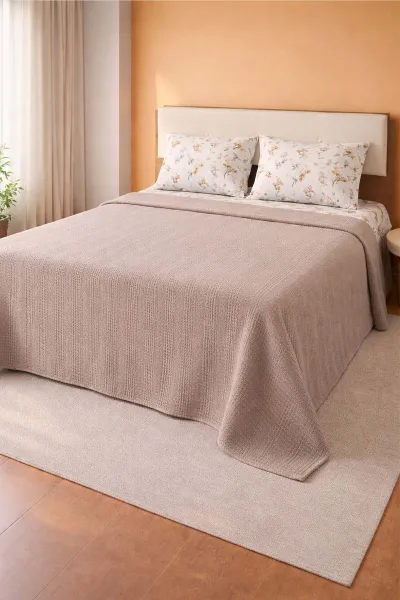 bej-200x230-cm-bella-home-cift-kisilik-pamuklu-petek-pike-takimi-474612