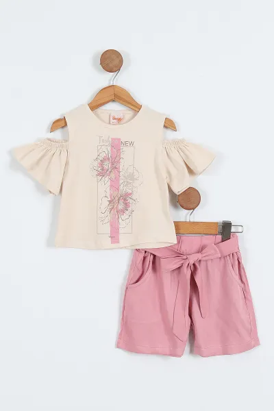bej-3-7-yas-fashion-baskili-acik-omuz-detayli-kemerli-sortlu-kiz-cocuk-yazlik-takim-361717
