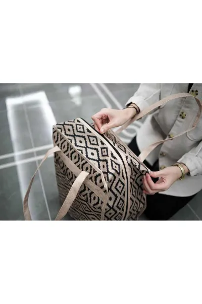 Bej 35x22x40 Ayakkabı Seyahat Çantası 249848