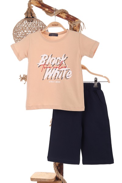 bej-5-8-yas-black-white-baskili-sortlu-erkek-cocuk-takim-170162