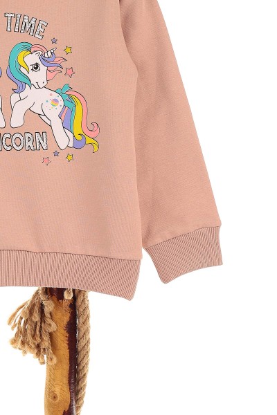Bej (5-8 Yaş) Part Tıme Baskılı İki İp Şardonlu Kız Çocuk Sweat 151583