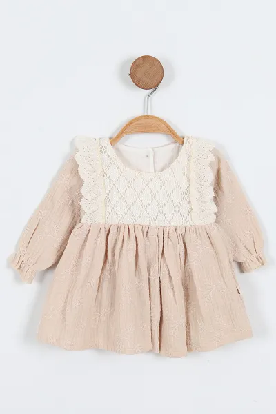 bej-6-24-ay-gupurlu-muslin-kiz-bebek-elbise-339779