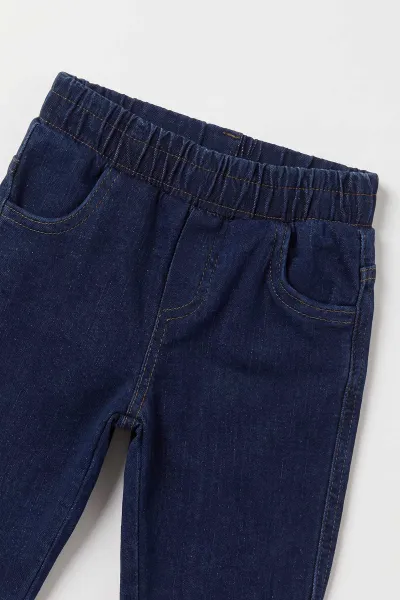 Bej (6-24 Ay) Süzene Ayıcık Nakışlı Ceketli Kot Pantolonlu Erkek  Bebek 3'lü Takım 501528