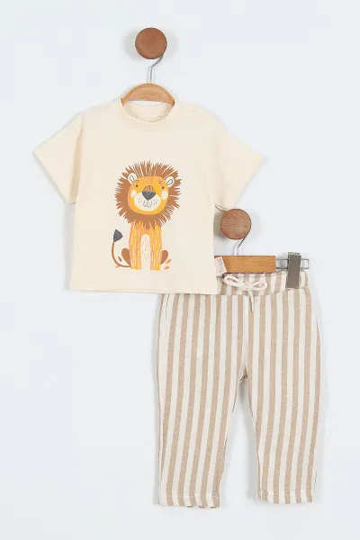 bej-6-24-ayaslan-baskili-muslin-pantolonlu-erkek-bebek-takim-357049