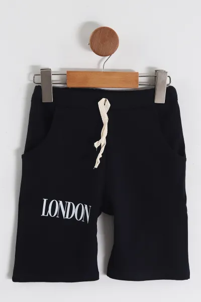 Bej (6-9 Yaş) London Baskılı Erkek Çocuk Takım 464918