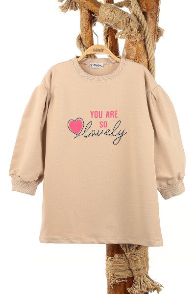bej-7-10-yas-you-are-so-baskili-kiz-cocuk-tunik-155287