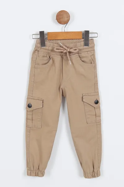 bej-8-12-yas-kargo-cepli-paca-lastikli-erkek-cocuk-keten-pantolon-322650