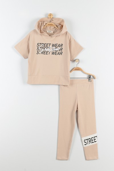 bej-9-12-yas-street-wear-baskili-kapuson-detayli-kiz-cocuk-takim-176954