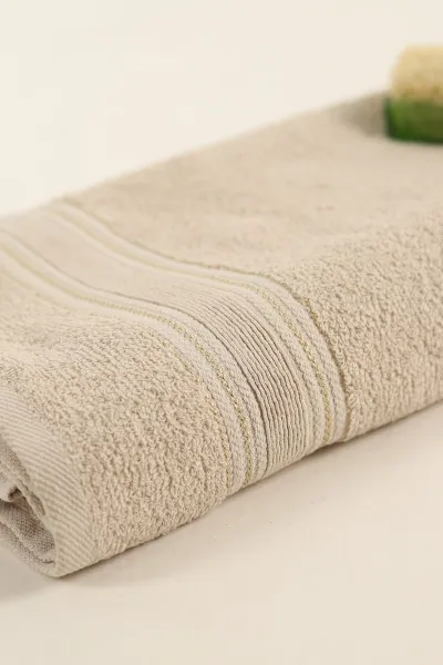 Bej 90x150 Desenli Bursa Banyo Havlusu 247726