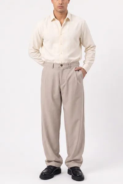 Bej Baggy Yeni Sezon Erkek Pantolon 493190