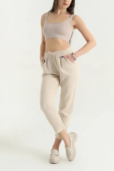 bej-bel-lastikli-muslin-keten-pantolon-339871