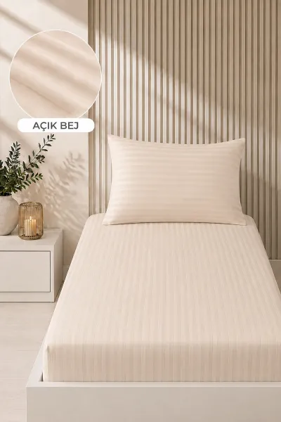 bej-bella-home-100x200-cm-tek-kisilik-cizgili-saten-carsaf-seti-482994
