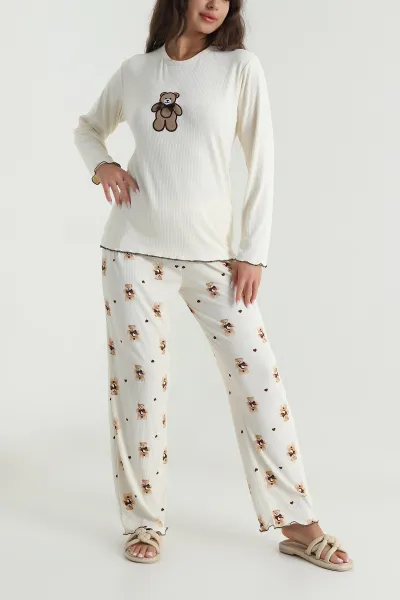Bej Cares Kadın Pijama Takımı 488930