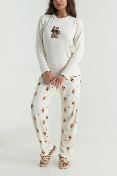 Bej Cares Kadın Pijama Takımı 488930