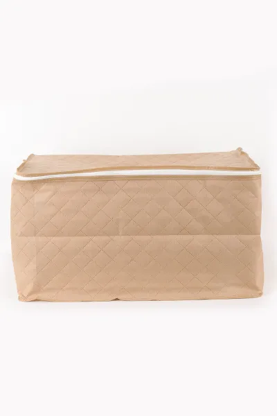 Bej Fermuarlı 65x46x34 Yastık Hurcu Tela Kumaş 243119