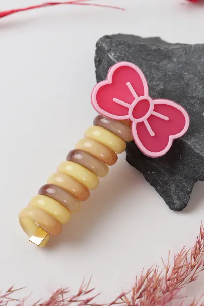 Bej Figürlü Spiral Toka 293405