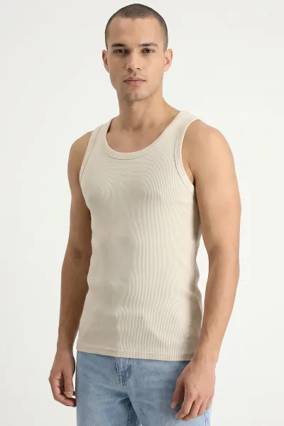 Bej Fitilli Likralı Erkek Sporcu Atlet 453843