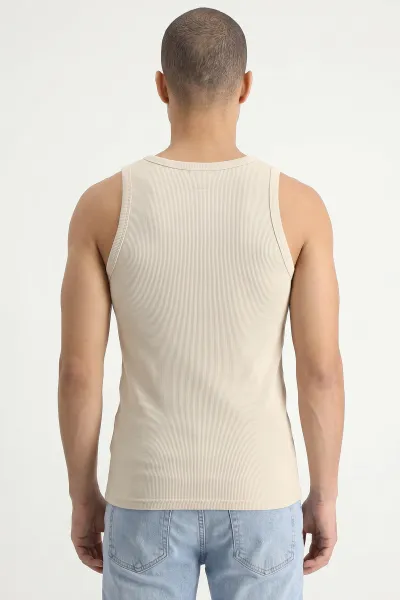 Bej Fitilli Likralı Erkek Sporcu Atlet 453843