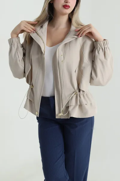 bej-gold-dugmeli-marina-kadin-trenckot-489852