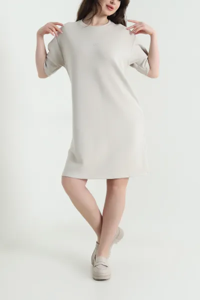 bej-kisa-kollu-modal-kadin-elbise-452244