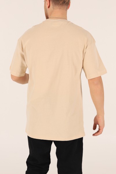 Bej Labish Styles Baskılı Tişört 165655