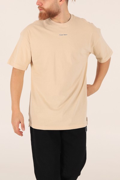 Bej Labish Styles Baskılı Tişört 165655