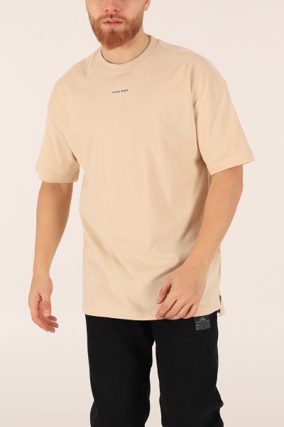 Bej Labish Styles Baskılı Tişört 165655