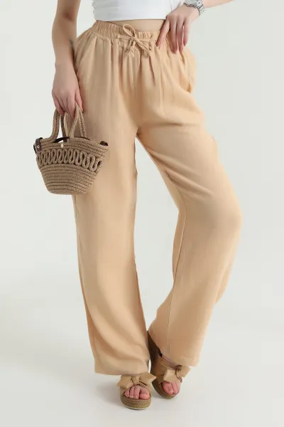 bej-muslin-keten-kadin-pantolon-467360