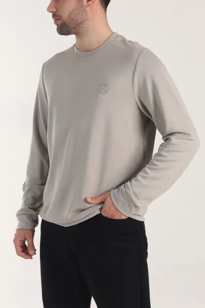 bej-osyho-kumas-bisiklet-yaka-erkek-sweatshirt-407678