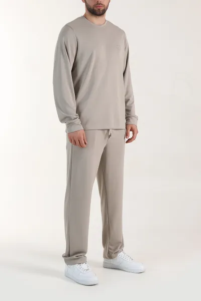 Bej Oysho Kumaş Baggy Erkek İkili Takım 412744