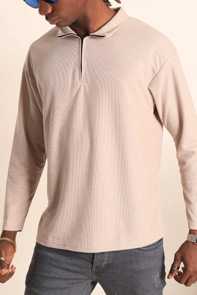 bej-relaxed-fit-balikci-yaka-fermuarli-erkek-sweat-201319