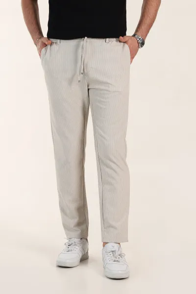 bej-relaxed-fit-cizgili-bel-arkasi-lastikli-erkek-pantolon-362593