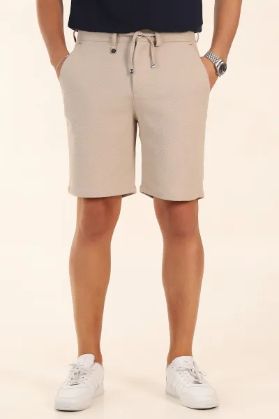bej-relaxed-fit-dokulu-bel-lastikli-erkek-sort-380983