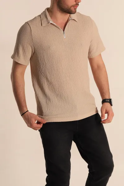 bej-relaxed-fit-melanjli-fermuarli-polo-yaka-erkek-tisort-267652