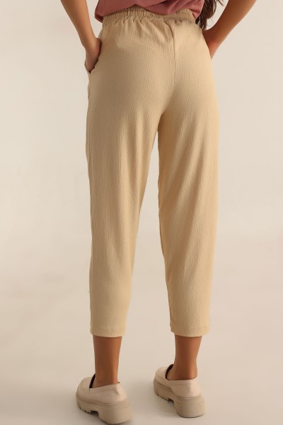 Bej Seul Kumaş Pantalon 197568
