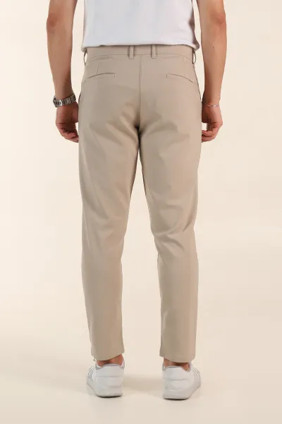Bej Slim Fit Erkek Kumaş Pantolon 367967